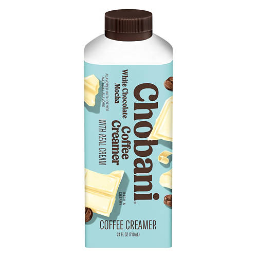 Chobani White Chocolate Mocha Coffee Creamer, 24 fl oz bottle